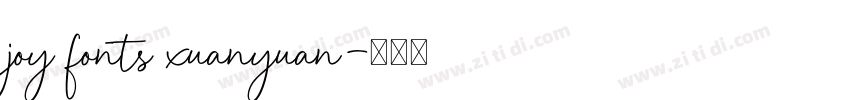 joy fonts xuanyuan字体转换